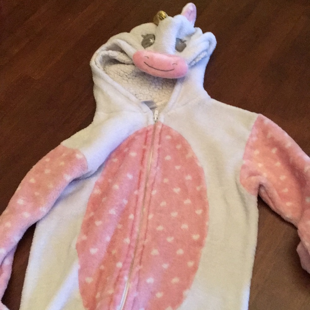 Girls 7/8 unicorn onesie
